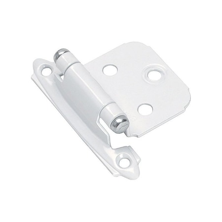 Amerock Amerock 1-3/4 in. W X 2-3/4 in. L White Steel Self-Closing Hinge 2 pk BPR3429W